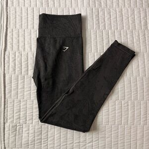 Gymshark Adapt Camo Seamless Leggings Black Size L